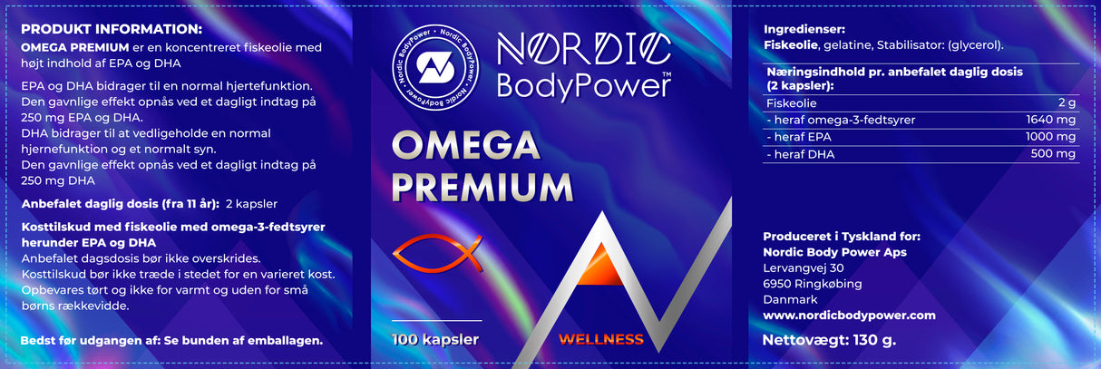 OMEGA PREMIUM - 100 KAPSLER